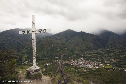 Mandango Peak - Inka trail, view at Vilcabamba 