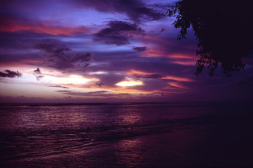 Sunset in Samoa