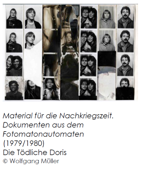 Wolfgang Müller on Die Tödliche Doris, Dokumenten aus dem Fotomatonautomaten (1979/1980)