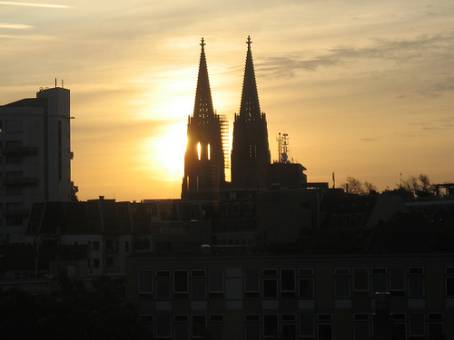 Sonnenaufgang Kölner Dom